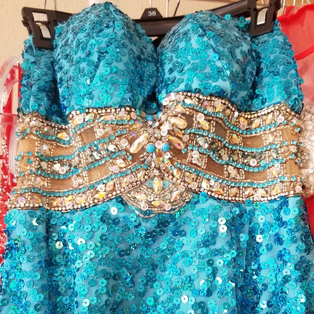 Gorgeous all sequence Excite brand dress